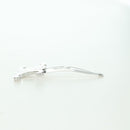 CELINE Barrette Triomphe Hair Clip metal Silver Auth AMZ181M-8