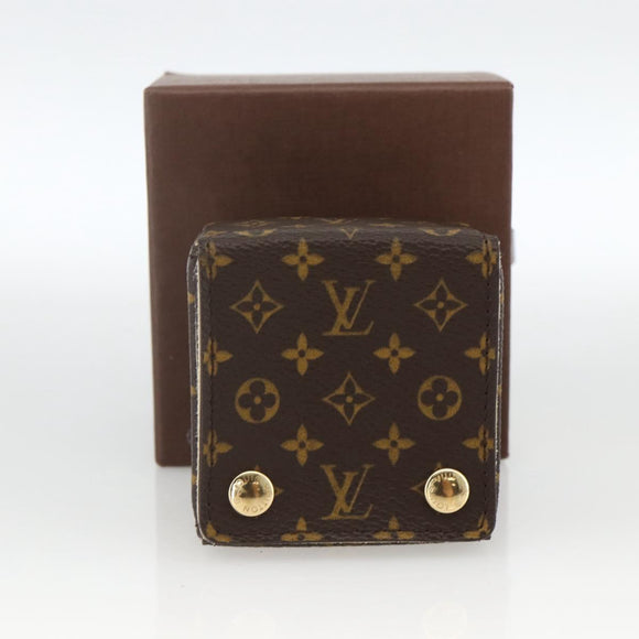 LOUIS VUITTON Monogram Jewelry case Jewelry Box LV Auth AMZ185A