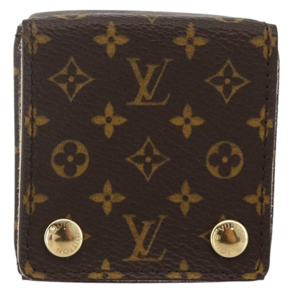 LOUIS VUITTON Monogram Jewelry case Jewelry Box LV Auth AMZ185A