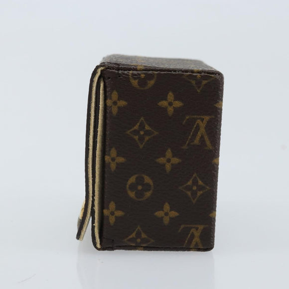 LOUIS VUITTON Monogram Jewelry case Jewelry Box LV Auth AMZ186A