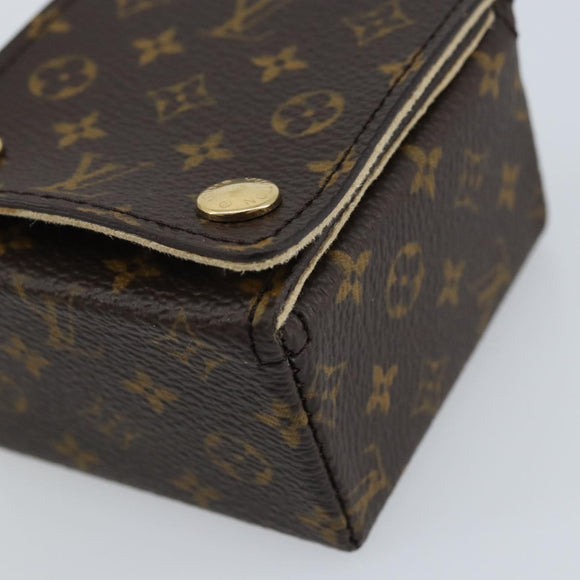 LOUIS VUITTON Monogram Jewelry case Jewelry Box LV Auth AMZ186A