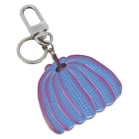LOUIS VUITTON LVxYK Porte Cles Pumpkin Charm metal Blue M01100 LV Auth AMZ187A