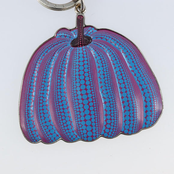 LOUIS VUITTON LVxYK Porte Cles Pumpkin Charm metal Blue M01100 LV Auth AMZ187A