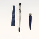 LOUIS VUITTON Jet Rack Pen metal Blue N79155 LV Auth AMZ191A-9