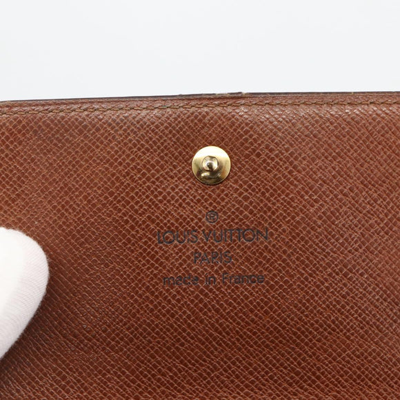 LOUIS VUITTON Monogram Porte Monnaie Bier Cartes Crdit M61652 LV Auth AMZ195A
