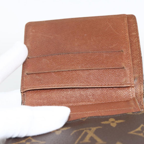 LOUIS VUITTON Monogram Porte Monnaie Bier Cartes Crdit M61652 LV Auth AMZ195A