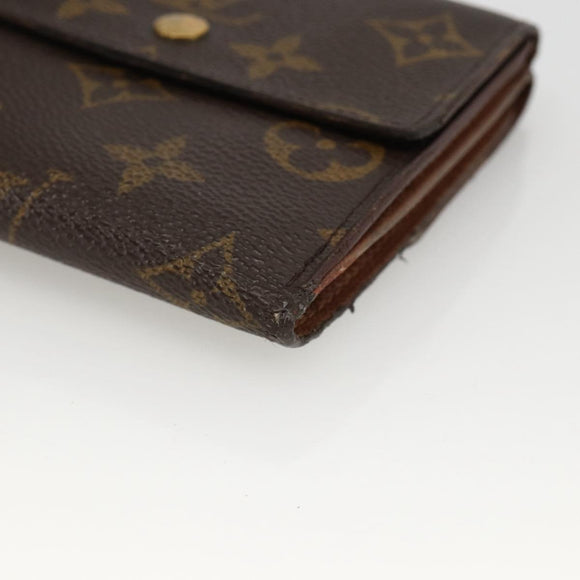 LOUIS VUITTON Monogram Porte Monnaie Bier Cartes Crdit M61652 LV Auth AMZ195A