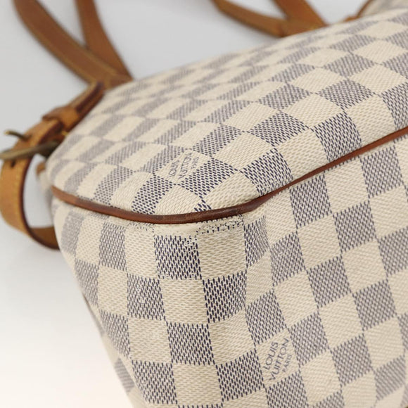 LOUIS VUITTON Damier Azur Batignolles Horizontal Tote Bag N48172 LV Auth AMZ302
