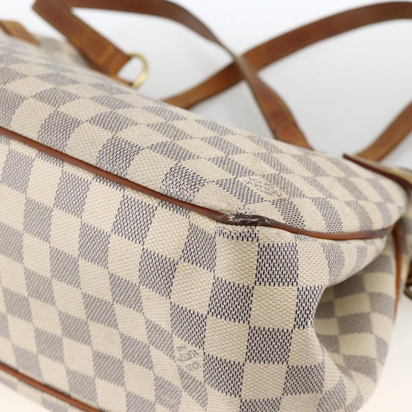 LOUIS VUITTON Damier Azur Batignolles Horizontal Tote Bag N48172 LV Auth AMZ302