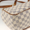 LOUIS VUITTON Damier Azur Batignolles Horizontal Tote Bag N48172 LV Auth AMZ302-9