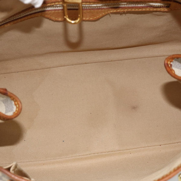 LOUIS VUITTON Damier Azur Batignolles Horizontal Tote Bag N48172 LV Auth AMZ302