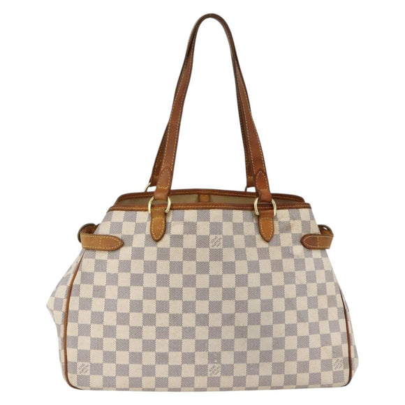 LOUIS VUITTON Damier Azur Batignolles Horizontal Tote Bag N48172 LV Auth AMZ302