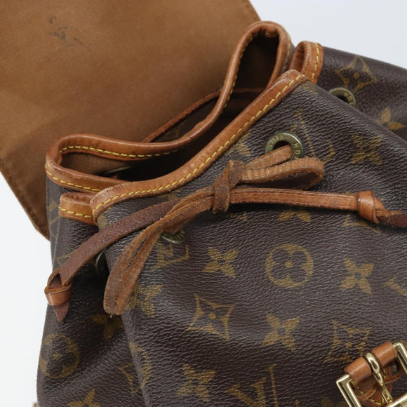 LOUIS VUITTON Monogram Montsouris MM Backpack M51136 LV Auth AMZ303A