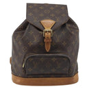 LOUIS VUITTON Monogram Montsouris MM Backpack M51136 LV Auth AMZ303A-13