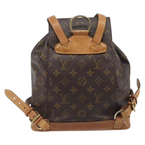 LOUIS VUITTON Monogram Montsouris MM Backpack M51136 LV Auth AMZ303A