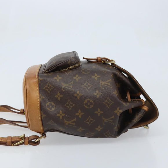 LOUIS VUITTON Monogram Montsouris MM Backpack M51136 LV Auth AMZ303A