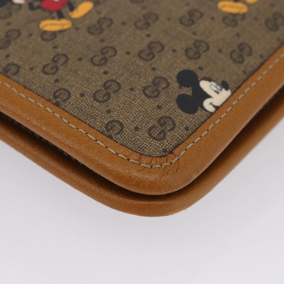 GUCCI Disney Collaboration Micro GG Supreme Bag PVC 602552 2067 Auth AMZ307M