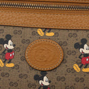 GUCCI Disney Collaboration Micro GG Supreme Bag PVC 602552 2067 Auth AMZ307M-12