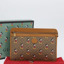 GUCCI Disney Collaboration Micro GG Supreme Bag PVC 602552 2067 Auth AMZ307M-22