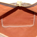 LOUIS VUITTON Monogram Keepall 55 Boston Bag M41424 LV Auth AMZ308-23