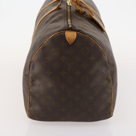 LOUIS VUITTON Monogram Keepall 55 Boston Bag M41424 LV Auth AMZ308