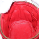 CHANEL Chain Schoudertas Lamsleer Rood Goud CC Auth AMZ310A-20
