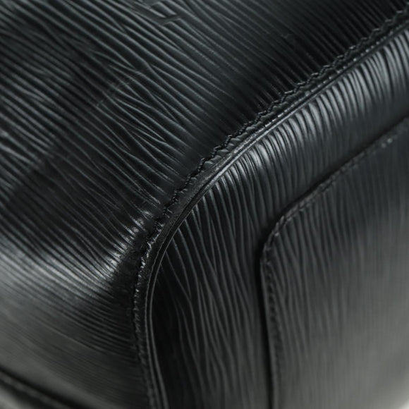 LOUIS VUITTON Epi Keepall 45 Boston Bag Black M42972 LV Auth AMZ311A