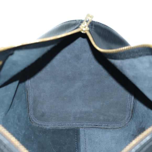 LOUIS VUITTON Epi Keepall 45 Boston Bag Black M42972 LV Auth AMZ311A