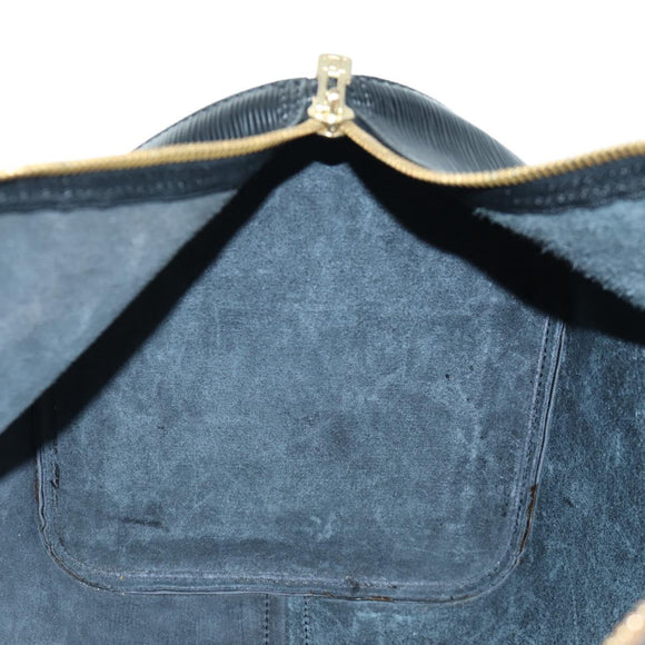 LOUIS VUITTON Epi Keepall 45 Boston Bag Black M42972 LV Auth AMZ311A