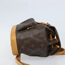 LOUIS VUITTON Monogram Montsouris PM Rucksack M51137 LV Auth AMZ312-3