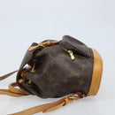 LOUIS VUITTON Monogram Montsouris PM Rucksack M51137 LV Auth AMZ312-4