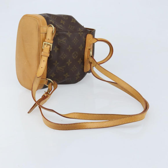 LOUIS VUITTON Monogram Montsouris PM Rucksack M51137 LV Auth AMZ312
