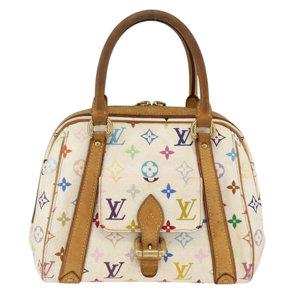 LOUIS VUITTON Monogram Multicolor Priscilla Hand Bag White M40096 LV Auth AMZ313A