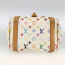 LOUIS VUITTON Monogram Multicolor Priscilla Hand Bag White M40096 LV Auth AMZ313A-5