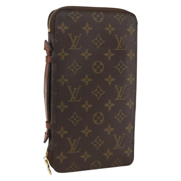 LOUIS VUITTON Monogram Poche Escapade Travel Case M60113 LV Auth AMZ316