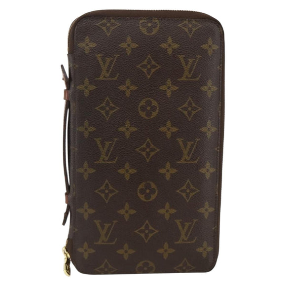 LOUIS VUITTON Monogram Poche Escapade Travel Case M60113 LV Auth AMZ316