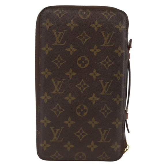 LOUIS VUITTON Monogram Poche Escapade Travel Case M60113 LV Auth AMZ316