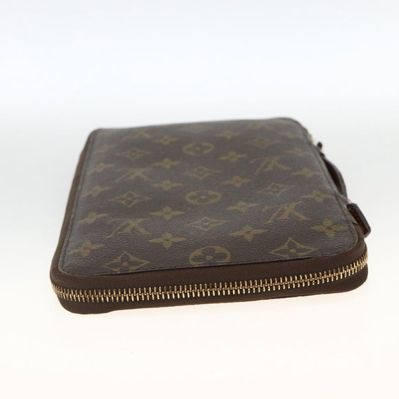 LOUIS VUITTON Monogram Poche Escapade Travel Case M60113 LV Auth AMZ316