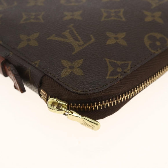 LOUIS VUITTON Monogram Poche Escapade Travel Case M60113 LV Auth AMZ316