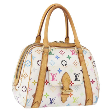 LOUIS VUITTON Monogram Multicolor Priscilla Hand Bag White M40096 LV Auth AMZ317A