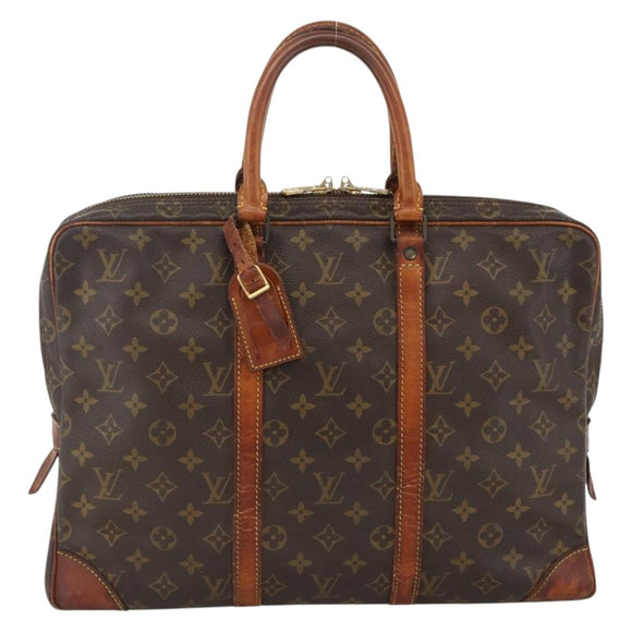 LOUIS VUITTON Monogram Porte Documents Voyage Business Bag M53361 LV Auth AMZ325