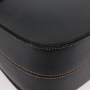 Burberrys Nova Check Shoulder Bag PVC Leather Black Gold Auth AMZ334-15