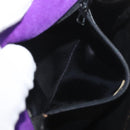 CHANEL V Stitch Pearl Shoulder Bag Nylon Purple Gold CC Auth AMZ336-23