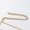 Christian Dior Chain Shoulder Bag Leather Red Gold Auth AMZ337A-8