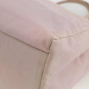 PRADA Handtas Nylon Roze Zilver Auth AMZ341-15