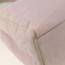 PRADA Handtas Nylon Roze Zilver Auth AMZ341-16