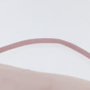 PRADA Accessory Pouch Nylon Pink Silver Auth AMZ342-14