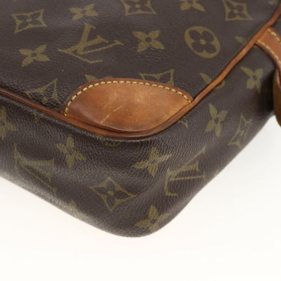 LOUIS VUITTON Monogram Compiegne 28 Clutch Bag M51845 LV Auth AMZ346