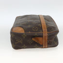 LOUIS VUITTON Monogram Compiegne 28 Clutch Bag M51845 LV Auth AMZ346-5