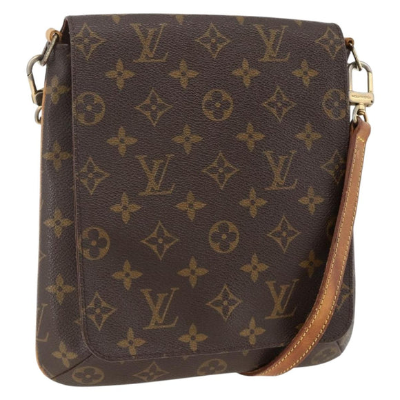 LOUIS VUITTON Monogram Musette Salsa Long Shoulder Bag M51387 LV Auth AMZ347